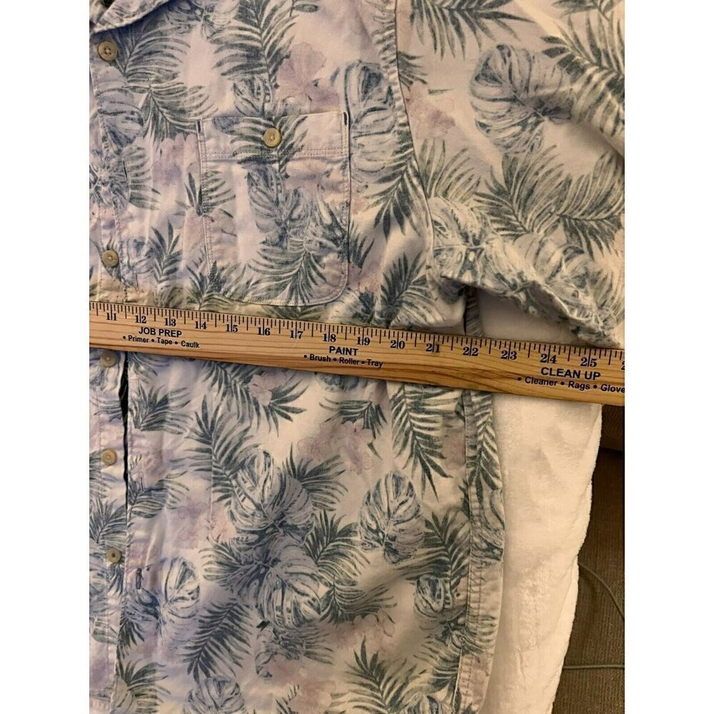 Tommy Bahama Men’s Long Sleeve Button Up Shirt Floral Cotton Size L